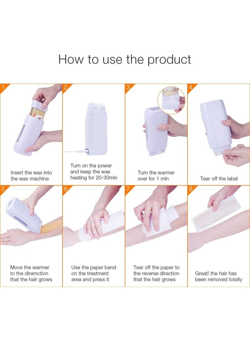 3-in-1 Wax Heater Hair Removal Device EL-1339 – Practical Home Wax Warmer - Image 4